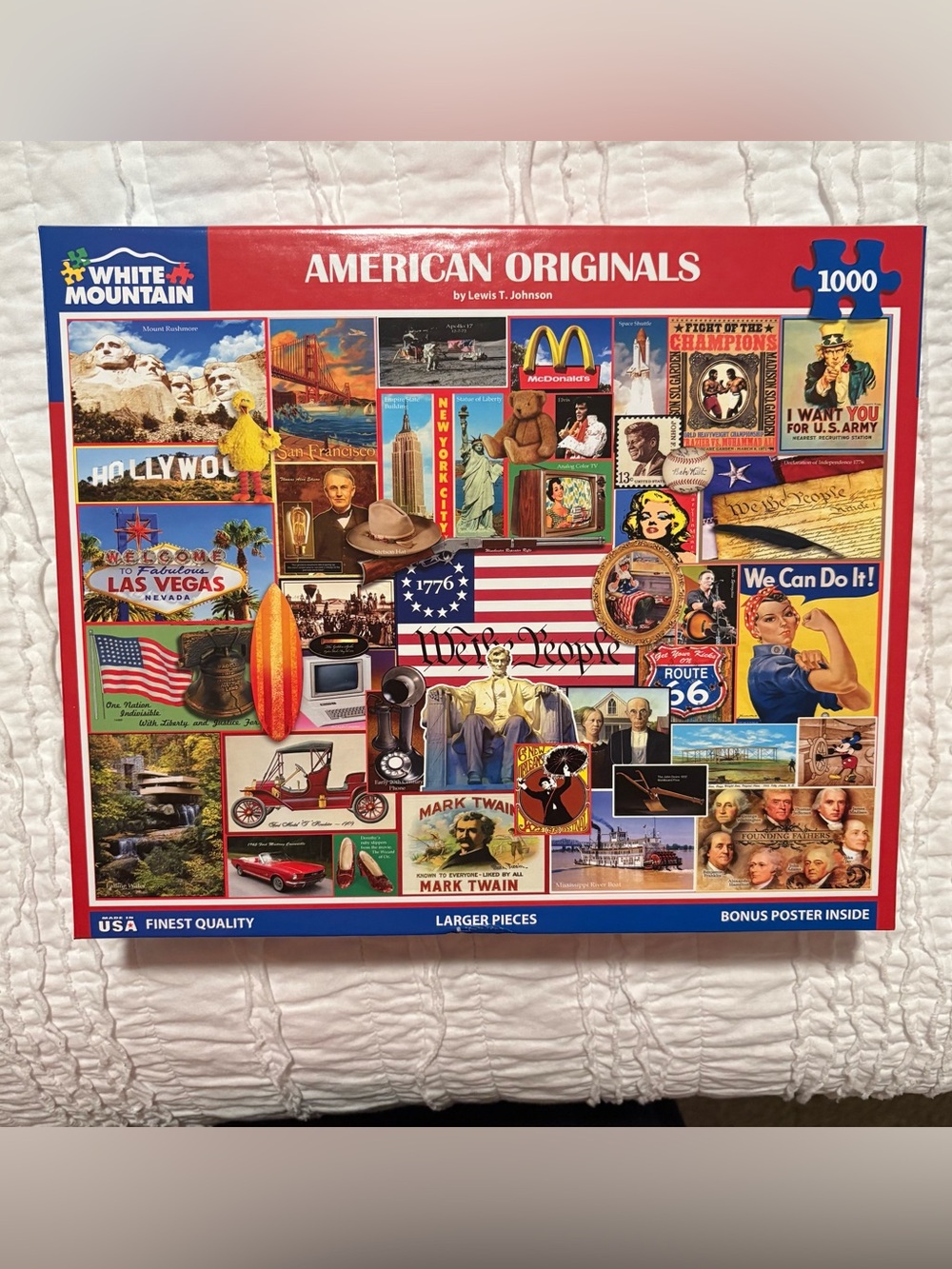 White mountain American originals 1,000 piece puzzle